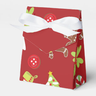 Red Christmas Favour Box