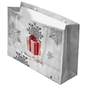 Red Christmas Gift Holiday Gift Bag