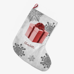 Red Christmas Gift Holiday Stocking