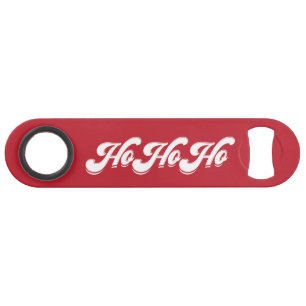 Red Christmas Ho Ho Ho Speed Bottle Opener