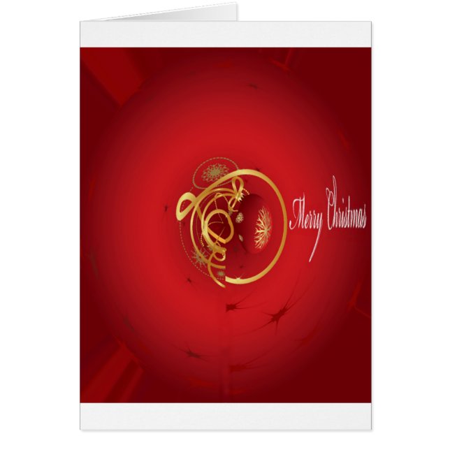 Red Christmas Jingle Bells Have a Blessed Nice Day (Front)