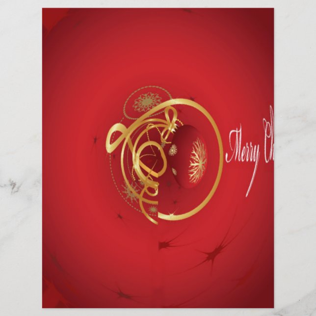 Red Christmas Jingle Bells Have a Blessed Nice Day (Front)