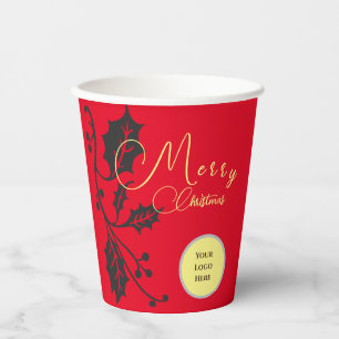Red Christmas   Paper Cups