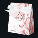 Red Christmas Pine Tree Snow Decoration Beautiful Favour Box<br><div class="desc">Red Christmas Pine Tree Snow Decoration Beautiful Favour Boxes. Unique,  beautiful,  stylish design. Easy to be personalised. Font style,  size and colours can be changed. Matching items available.</div>