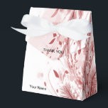 Red Christmas Pine Tree Snow Decoration Beautiful Favour Box<br><div class="desc">Red Christmas Pine Tree Snow Decoration Beautiful Favour Boxes. Unique,  beautiful,  stylish design. Easy to be personalised. Font style,  size and colours can be changed. Matching items available.</div>