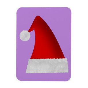 Red Christmas Santa Hat Magnet