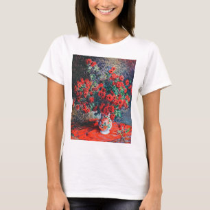 Red Chrysanthemum, Monet T-Shirt