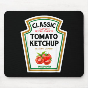 Red Chup Diy Halloween Costume Matching Group Mouse Mat