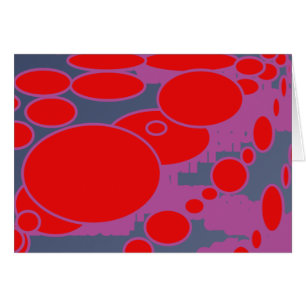 red circle and dark blue purple abstract art