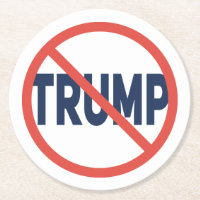 Red Circle No Sign Anti-Trump Political Opinion