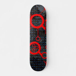 Red Circuit Skateboard