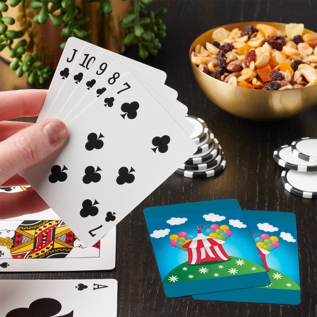 Red Circus Tent Playing Cards (Creator Uploaded)