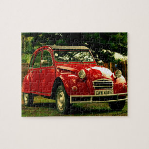 Red Citroën 2CV Jigsaw Puzzle