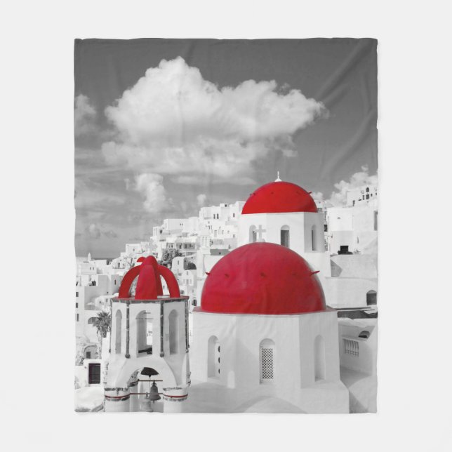 Red City Fleece Blanket (Front)