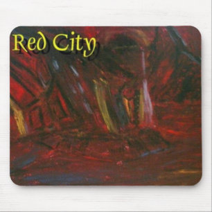 RED CITY MOUSE MAT