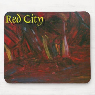 RED CITY MOUSE MAT