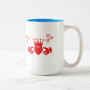 Red Claddagh Ring Coffee Mug