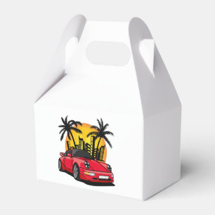 Red Classic Carrera in City Sunset Favour Box