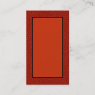 Red Classic Customisable Business Cards