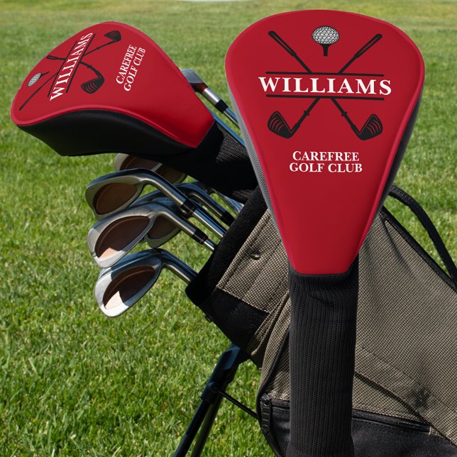 Red Classic Style  Golf Head Cover (Creator Uploaded)