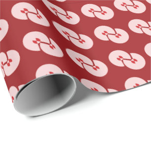 Red classic wrapping paper for all occasions