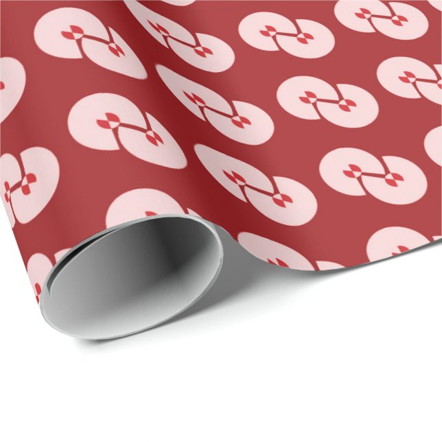 Red classic wrapping paper for all occasions (Roll Corner)