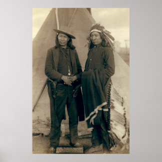 Red Cloud and American Horse - 1891 Poster