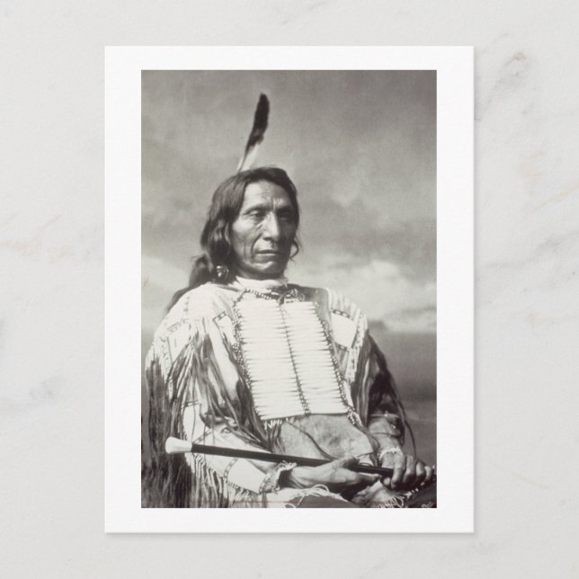Red Cloud Chief (1822-1909) 1880 (b/w photo) Postcard (Front)