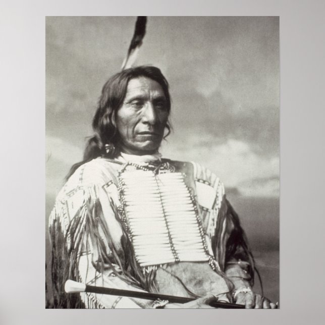 Red Cloud Chief (1822-1909) 1880 (b/w photo) Poster (Front)
