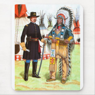 Red Cloud, Chief of the Oglala Sioux Mouse Mat