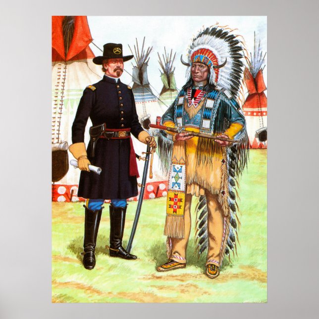 Red Cloud, Chief of the Oglala Sioux Poster (Front)