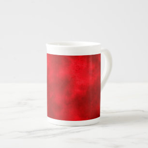 Red Cloud Effect  Bone China Mug