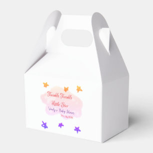 Red clouds twinkle Twinkle Little Star baby shower Favour Box
