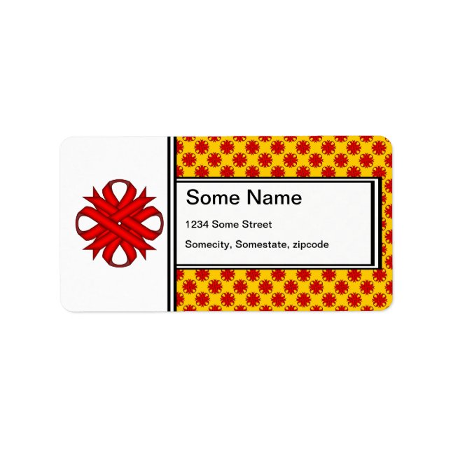 Red Clover Ribbon by Kenneth Yoncich Label (Front)