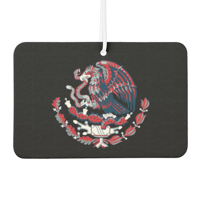 Red coat of arms car magnet car air freshener (Front)