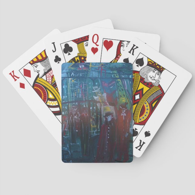RED COATS PLAYING CARDS (Back)