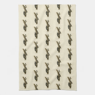 Red-Cockaded Woodpecker Audubon's Birds of America Tea Towel