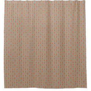 Red Code Symbols Pattern any Colour Shower Curtain