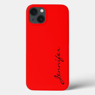 Red colour background iPhone 13 case