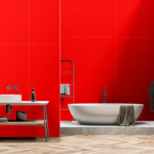 Red Colour Peel and Stick Removable Vinyl Wallpaper