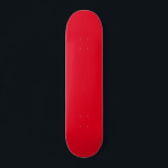 Red Colour Skateboard<br><div class="desc">Red Plain Colour Skateboard. Solid red colour skate deck</div>
