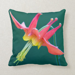 Red Columbine Cushion