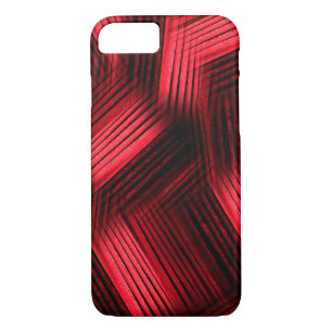 Red Contemporary Abstract iPhone 8/7 Case