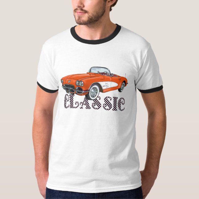 Red Convertible - SRF T-Shirt (Front)