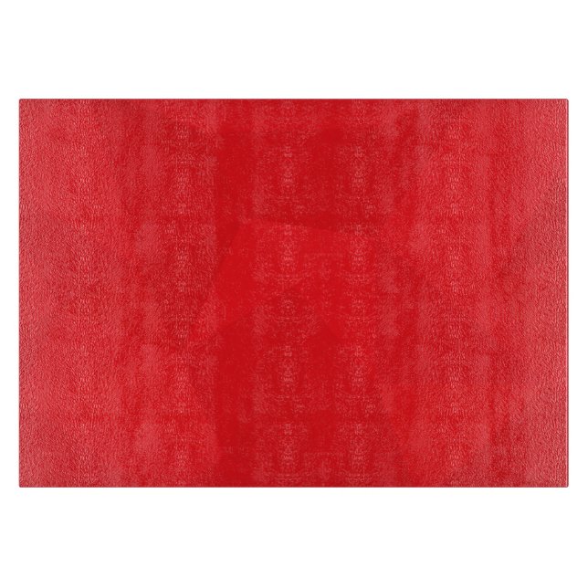 Red, cool, unique, trendy, urban geometric design cutting board (Front)