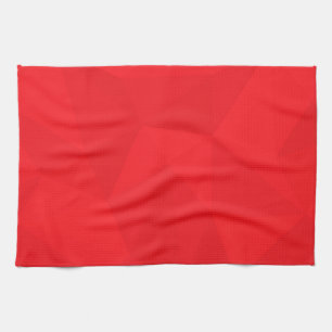 Red, cool, unique, trendy, urban geometric design tea towel
