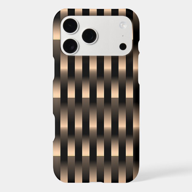 Red Copper Metallic Weave Pattern (Back)