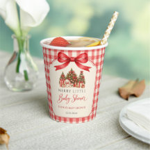 Red Coquette Bow Script Christmas Tree Party