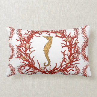 Red Coral American MoJo Pillow
