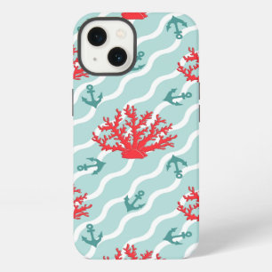 Red Coral Pattern 1 iPhone 13 Case